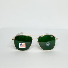 RE Green Aviator Sunglasses