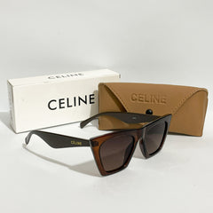 CELINE Women’s Classic Square Tortoiseshell Sunglasses