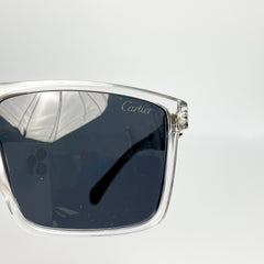 Cartier Luxury Transparent Frame Sunglasses