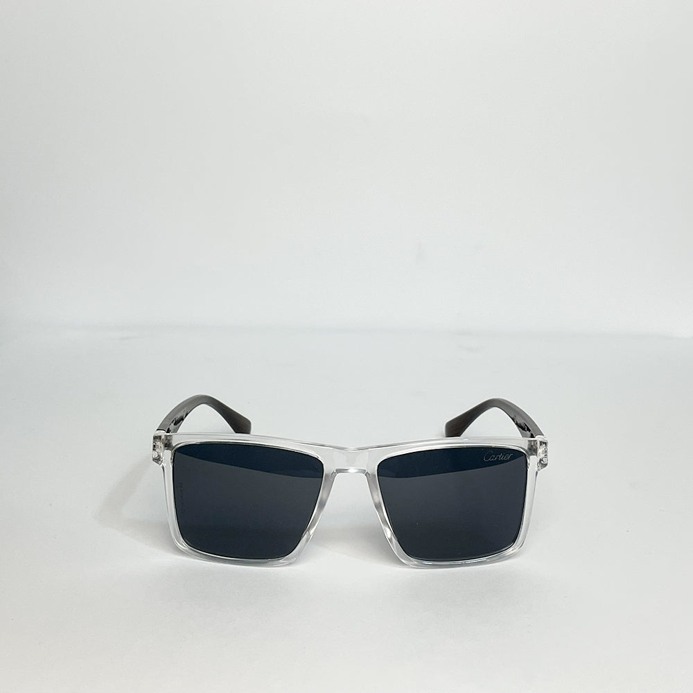 Cartier Luxury Transparent Frame Sunglasses