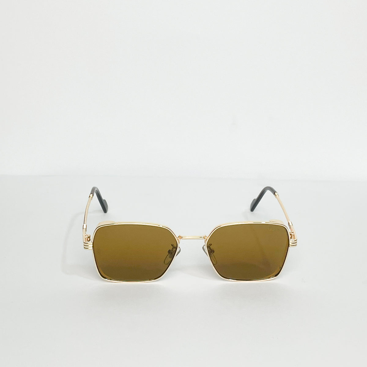 Cartier Gold Square Sun Glasses