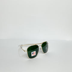 RE Green Aviator Sunglasses